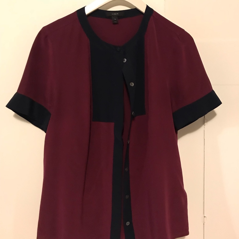 J Crew silk blouse